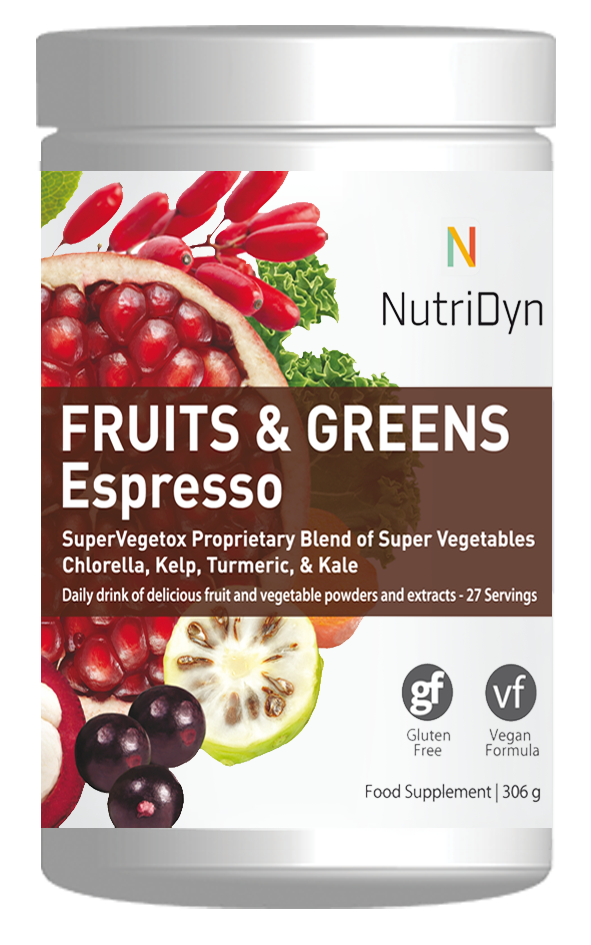 NutriDyn Fruits And Greens – Espresso Flavour : NutriDyn Europe